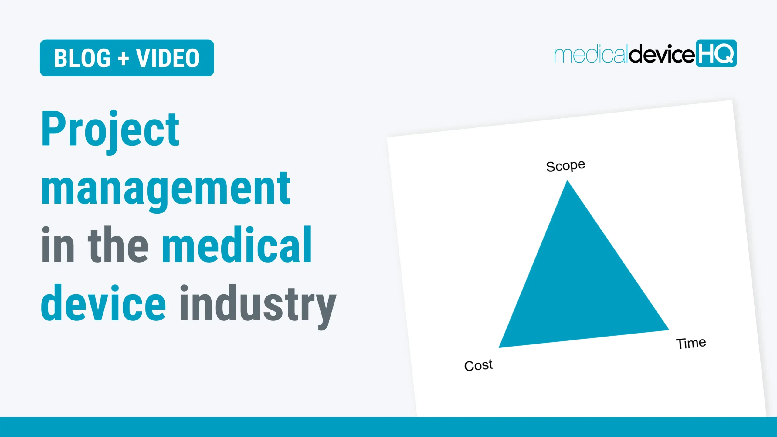 project management in the medical device industry blog post feature image
