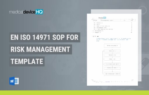 EN ISO 14971_SOP_FOR_RISK_MANAGEMENT_TEMPLATE