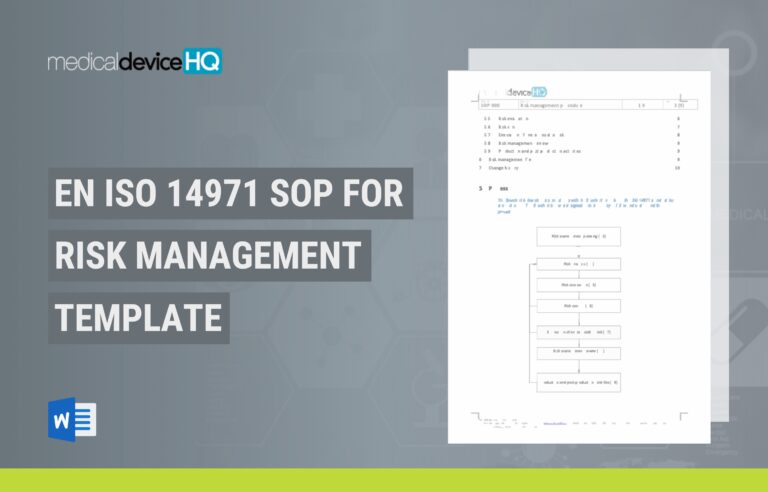 EN ISO 14971_SOP_FOR_RISK_MANAGEMENT_TEMPLATE