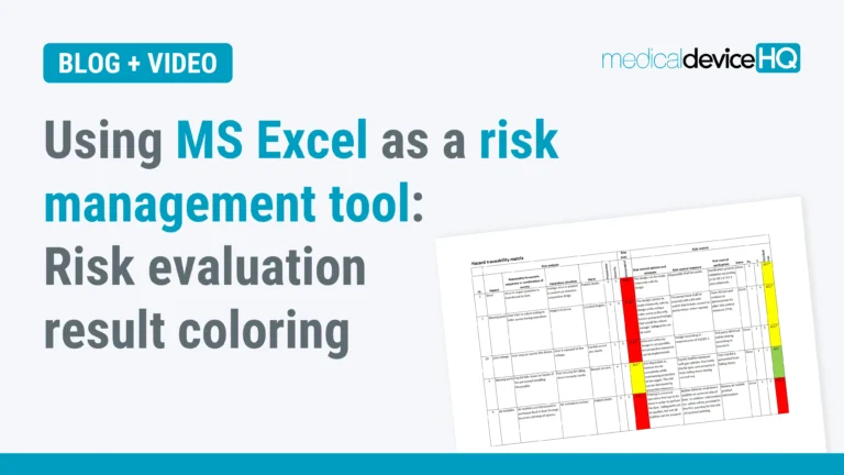 Using MS Excel as a risk management tool Risk evaluation result coloring