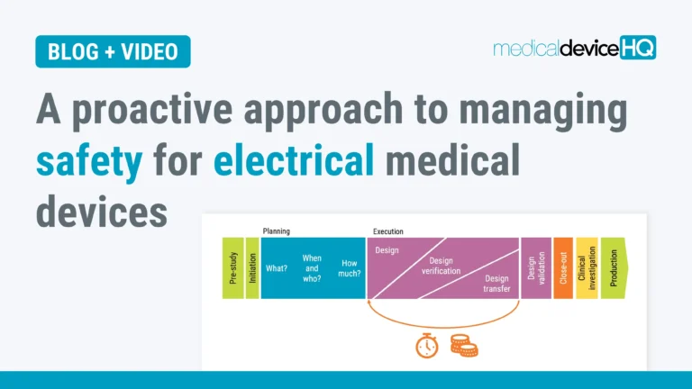 A proactive approach to managing safety for electrical medical devices feature image