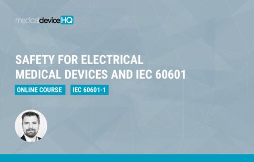Introduction to Safety for Electrical Medical Devices and IEC 60601 online course feature image