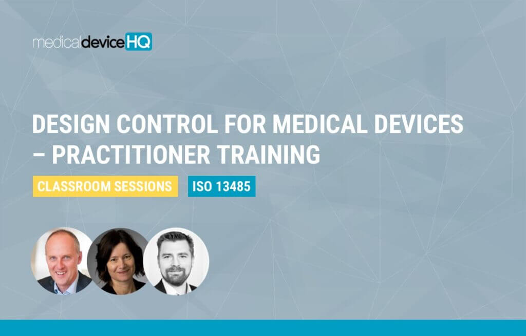 Design control for medical devices classroom sessions