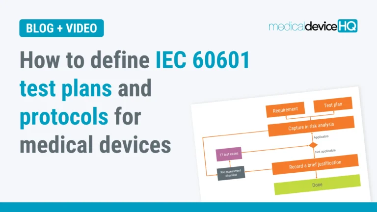 How to define IEC 60601 test plans and protocols for medical devices feature image