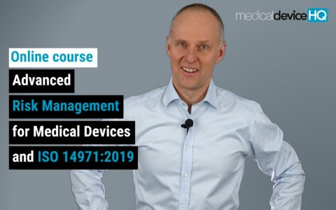 Advanced Risk Management for Medical Devices and ISO 14971:2019 online course feature image