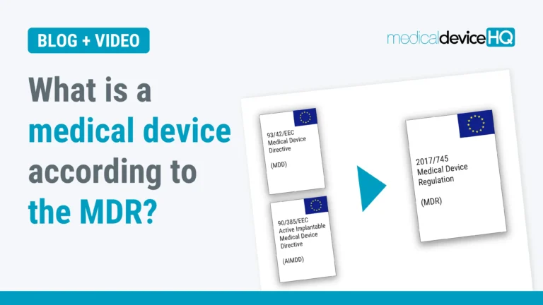 What is a medical device according to the MDR