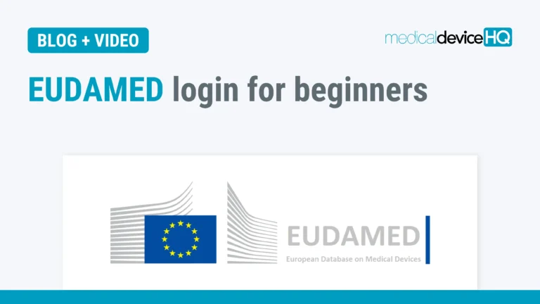 EUDAMED logins for beginners blog post feature image