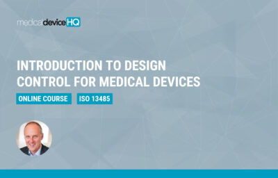 introduction to design control for medical devices