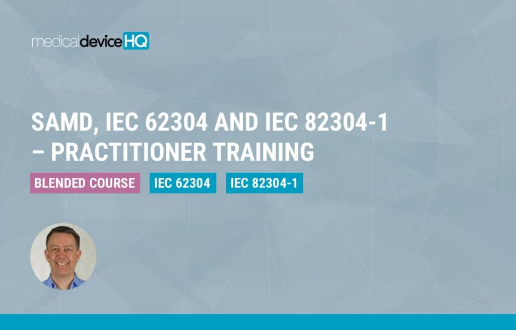 blended course samd, iec 62304 and iec 82304-1​