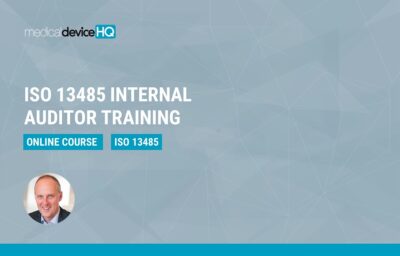 ISO 13485 Internal Auditor Training online course