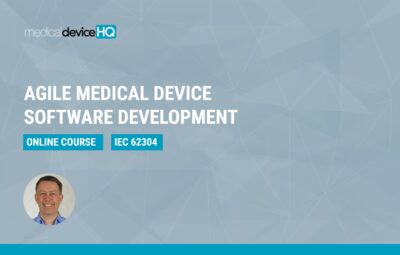 Agile Medical Device Software Development online course