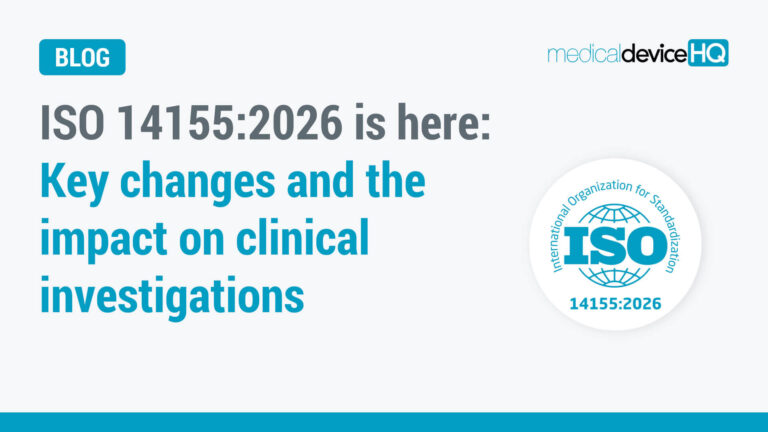 ISO 14155:2026 is here blog post feature image
